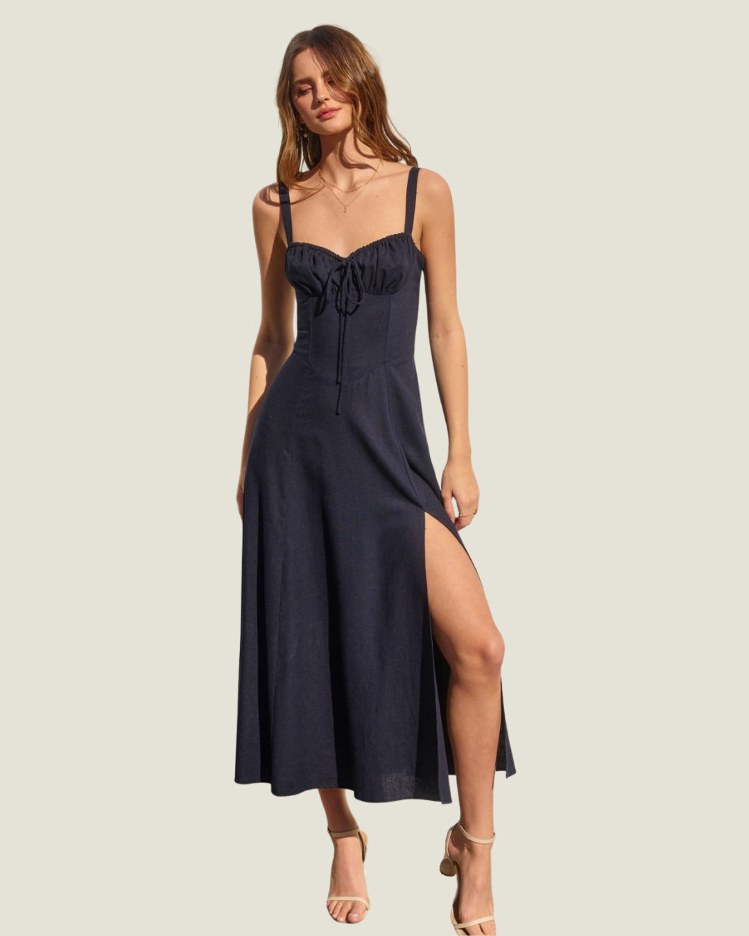 Finley Corset Midi Slip Dress