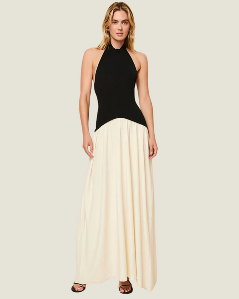 solid & striped the halter soglio dress Dress: Nior – Love, Celine Boutique 40AS