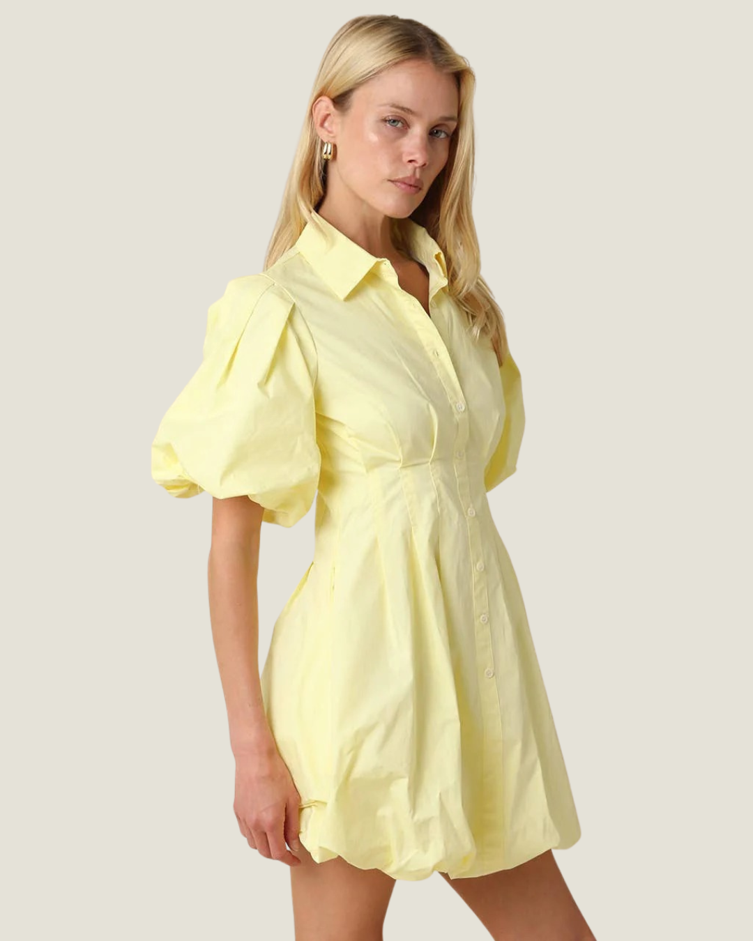 Valerie Puff Sleeve Mini Dress