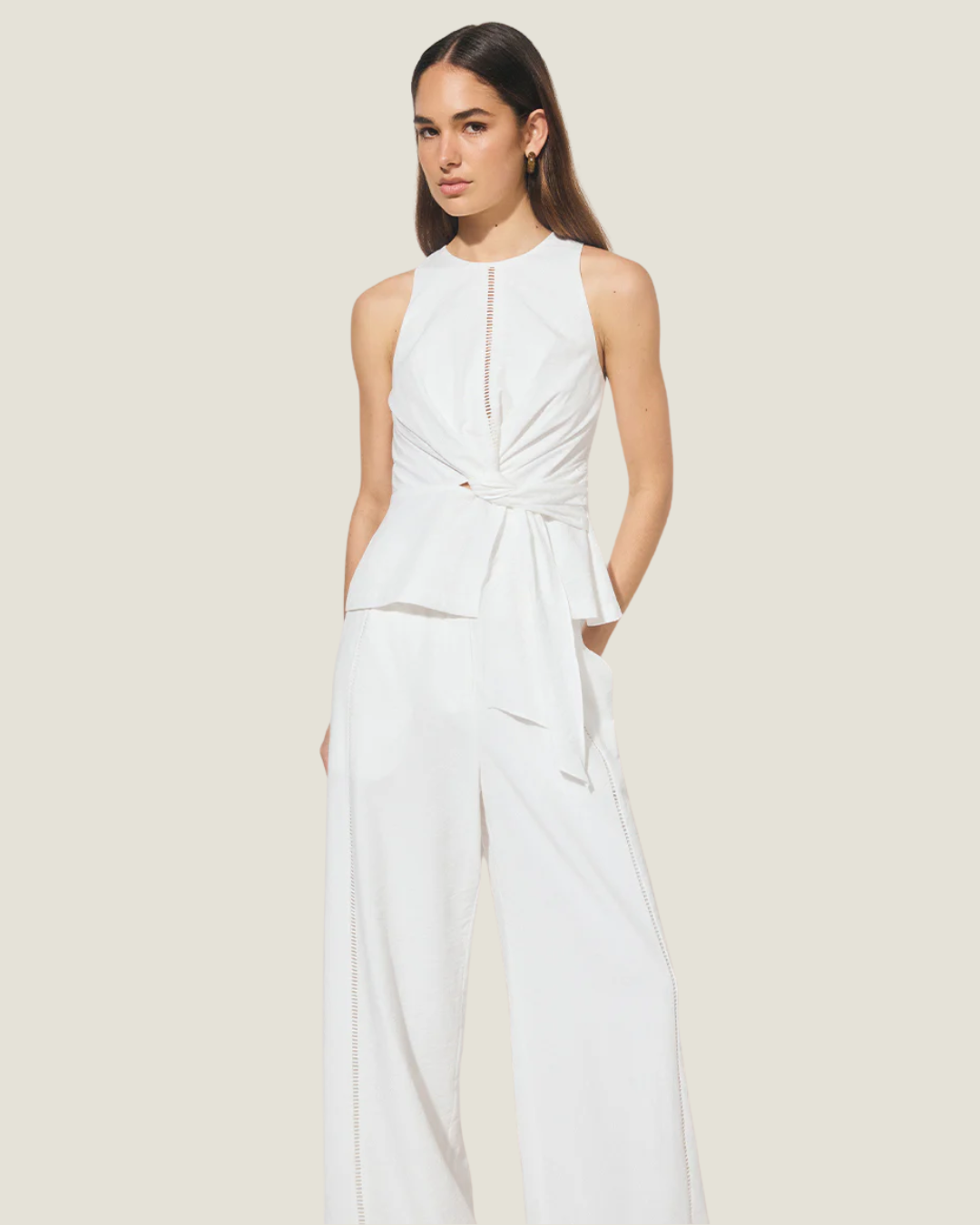 Chiara Sleeveless Tie Top