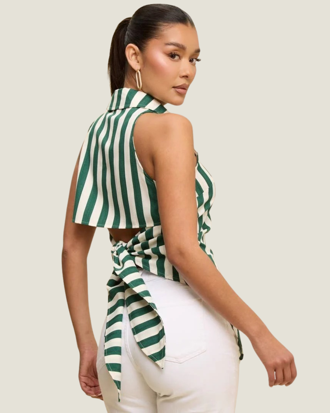 Reese Stripe Shirt Tank