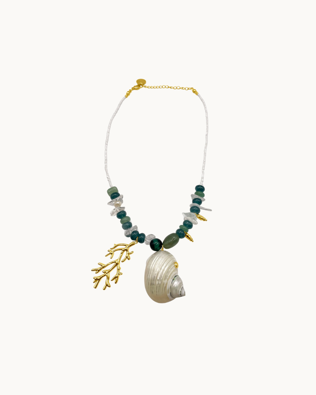 Marisol Beaded Shell Necklace