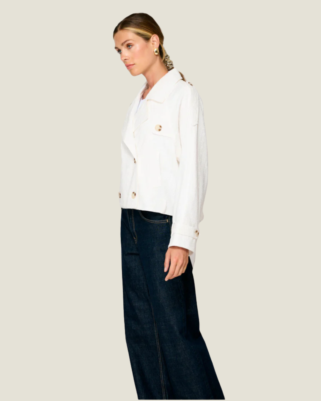 Bendetta Crop Trench Jacket