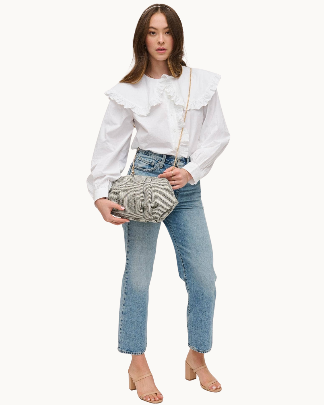 Sadie Clutch: Black White