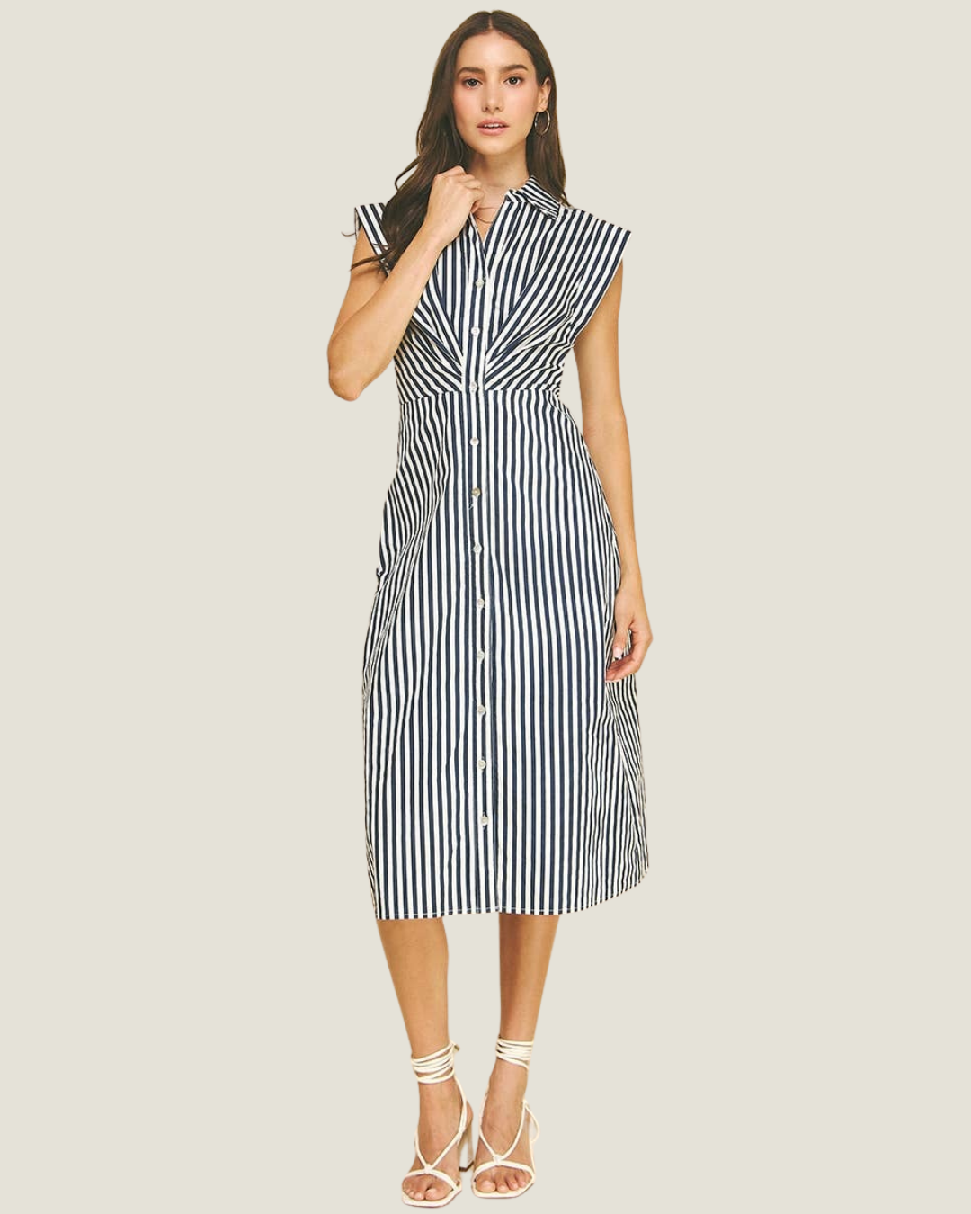 Katherine Button Down Midi Dress