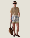 Peyton Floral Tie Waist Shorts