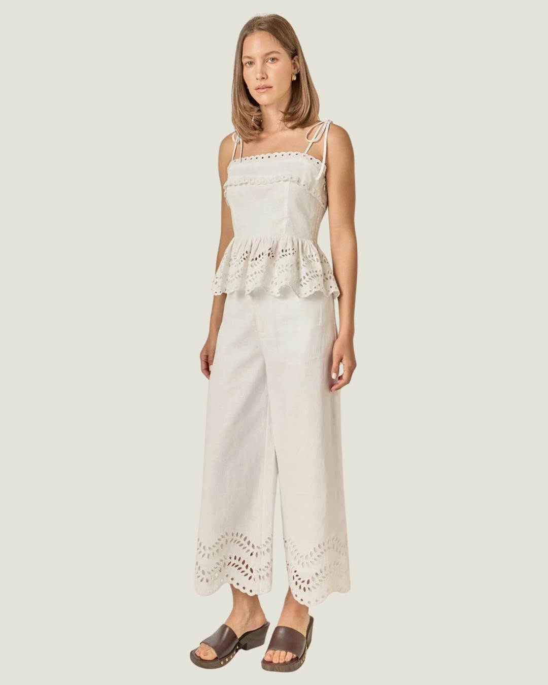 Phoebe Lace Eyelet Top