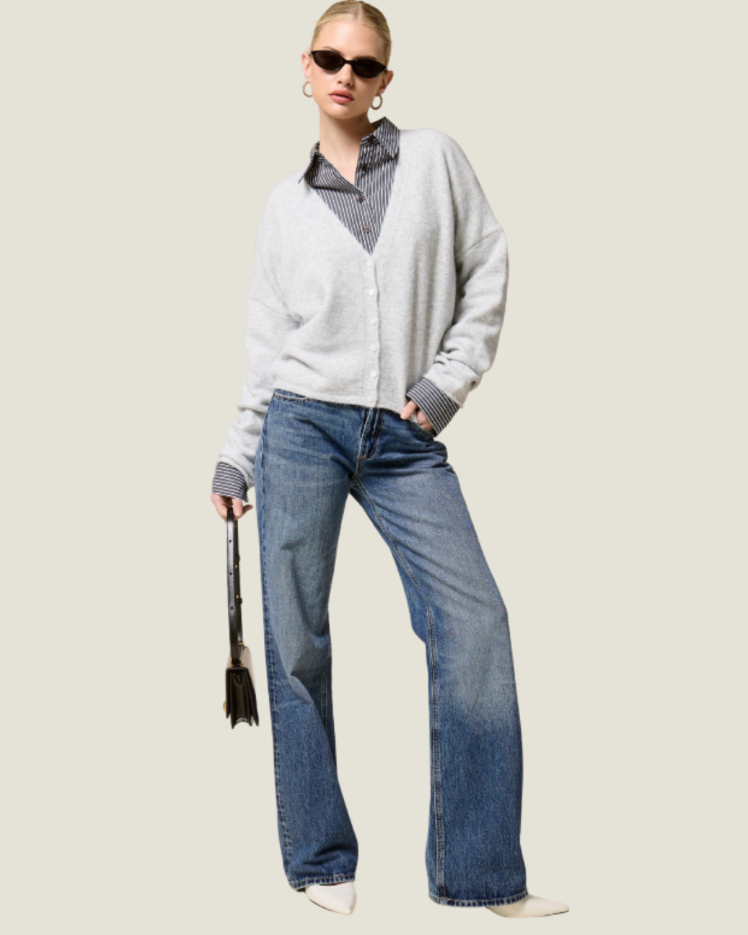 Joyce's Sister V Neck Cardigan