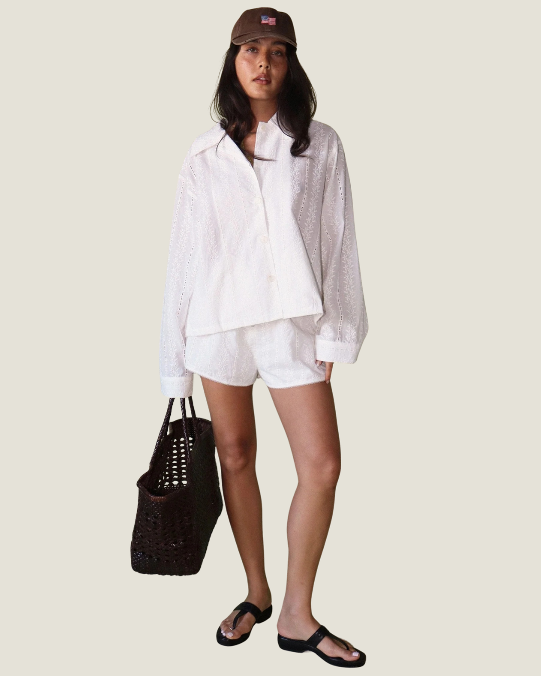 Isla Cotton Eyelet Blouse