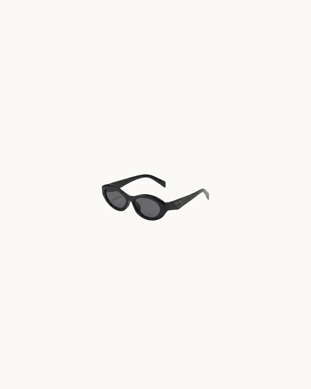 Leona Polarized Retro Oval Sunglasses