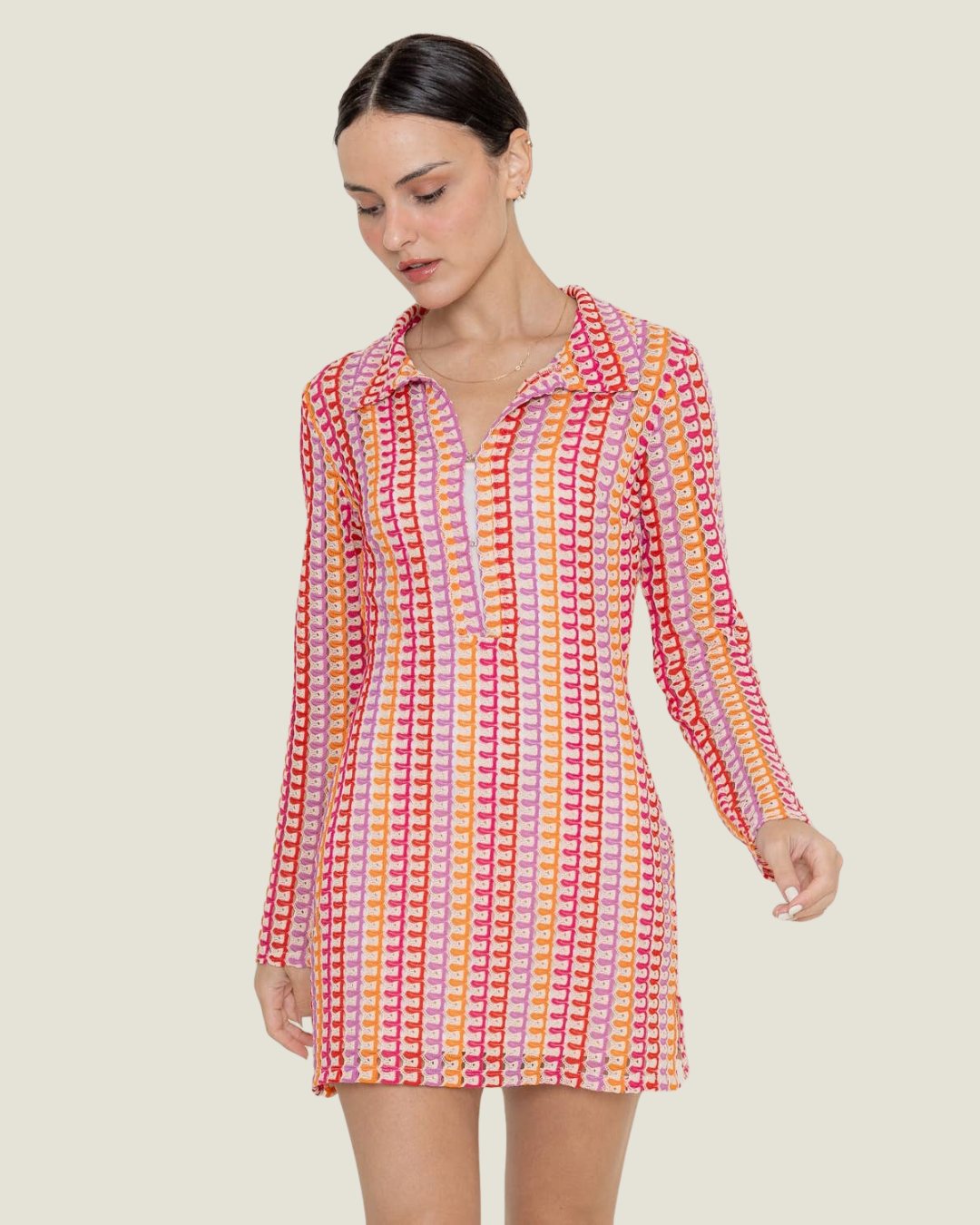 Lucia Mini Retro Knit Cover-Up
