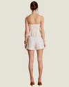 The Milani: Shell Ruffled Tube Top