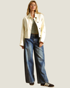 Rebecca Pleated Wide Leg Jeans