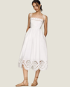 Madeline Eyelet Shell Midi Dress
