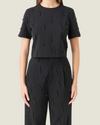 The Party: Black Beaded Top