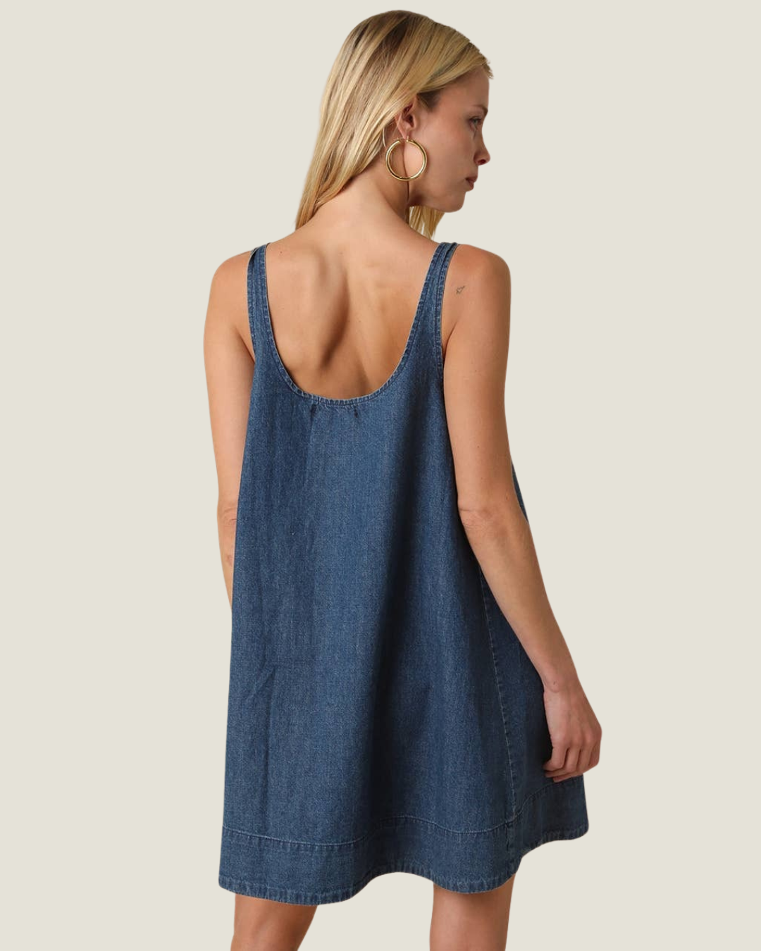 Luci Denim Swing Mini Dress
