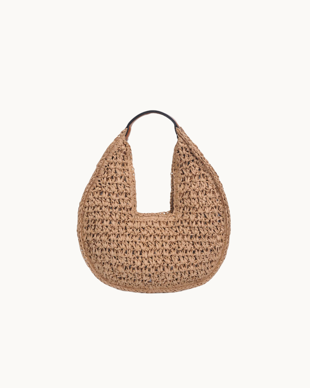 The Marie: Natural Tan Rattan Purse