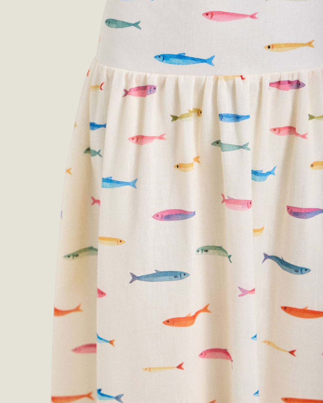Pippa Fish Print Maxi Skirt