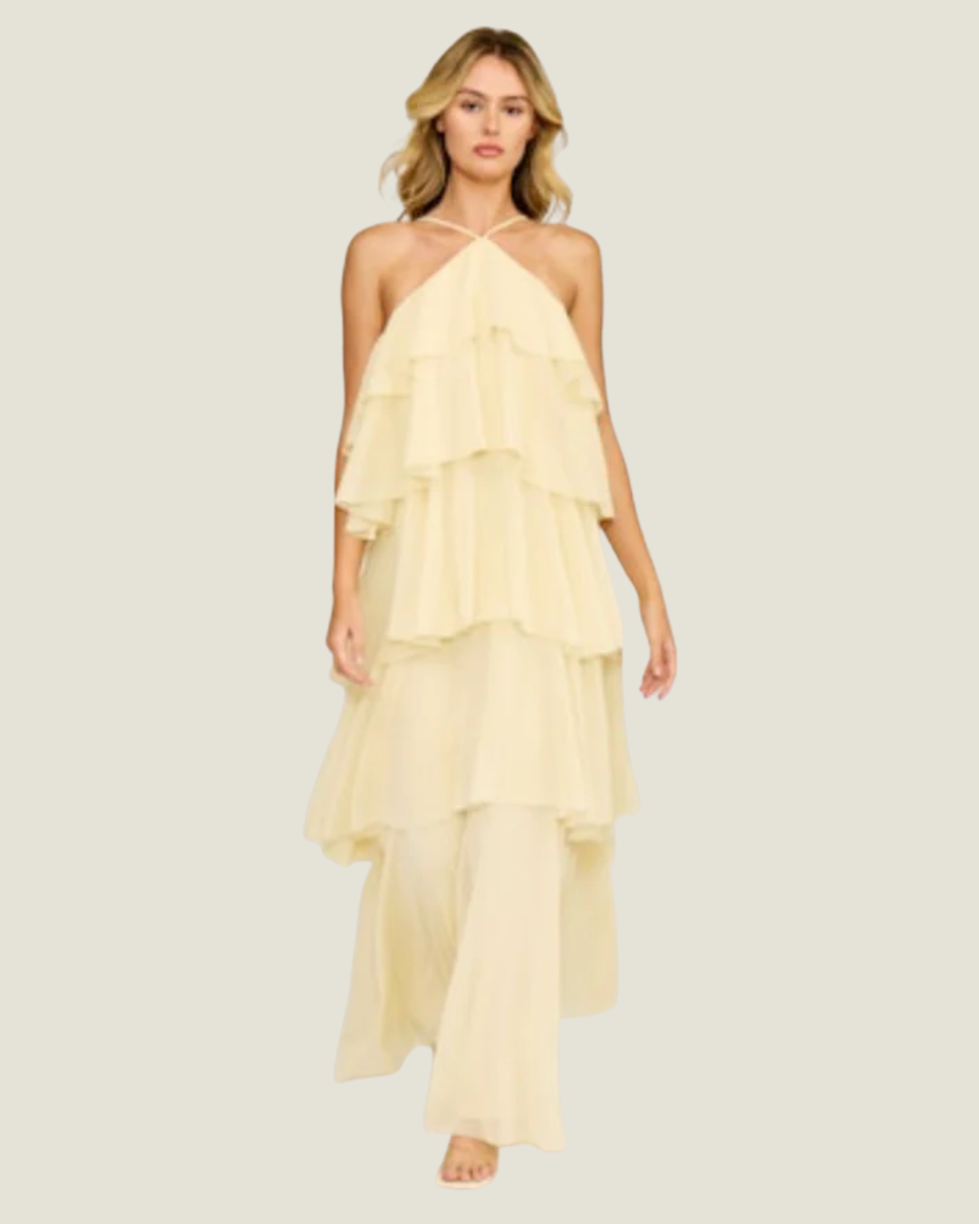 Emery Ruffle Maxi Dress
