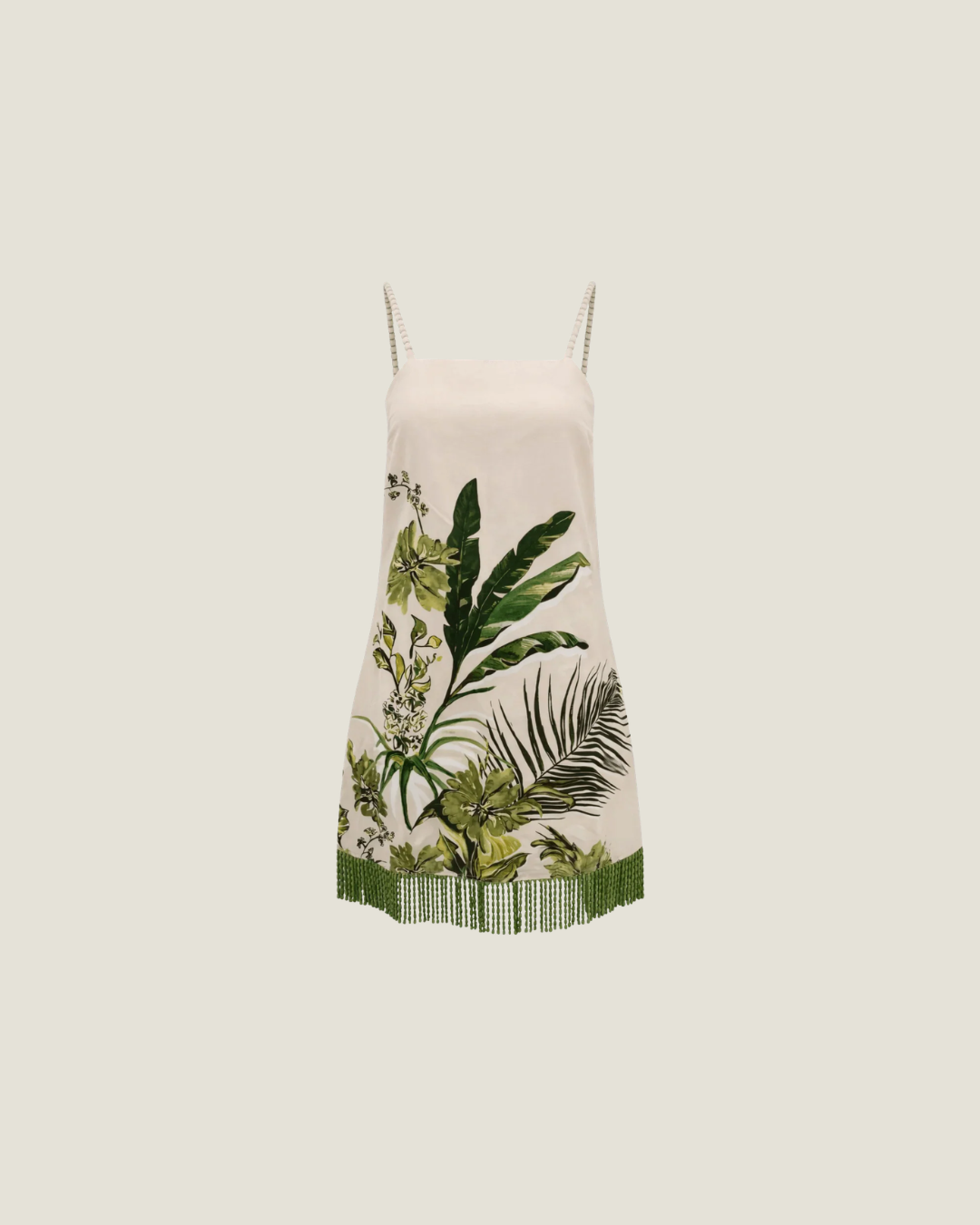 Parker Tropical Fringe Mini Dress
