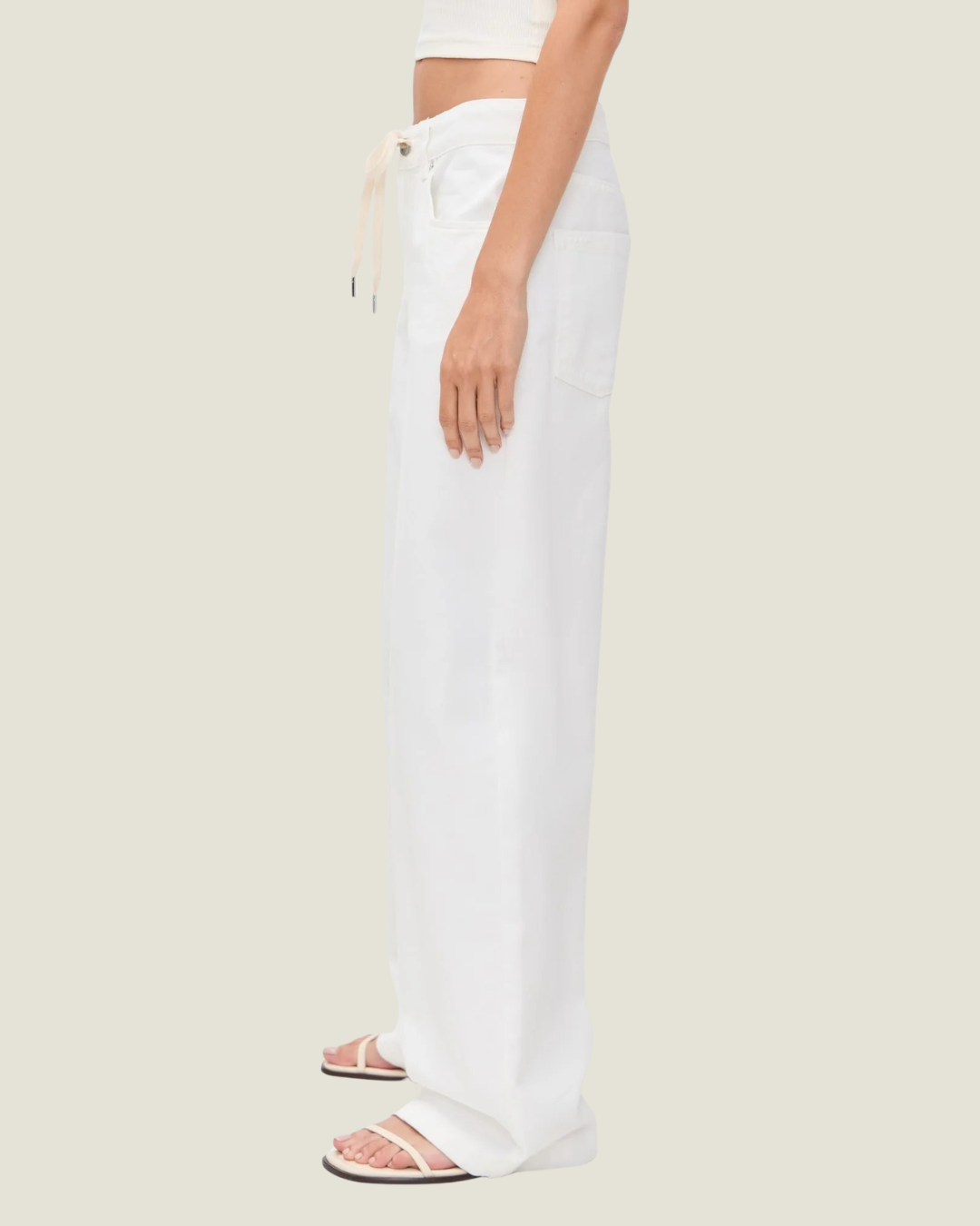 Public Life Wide Leg Drawstring Jeans