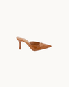 Greer Tan Croc Kitten Heel