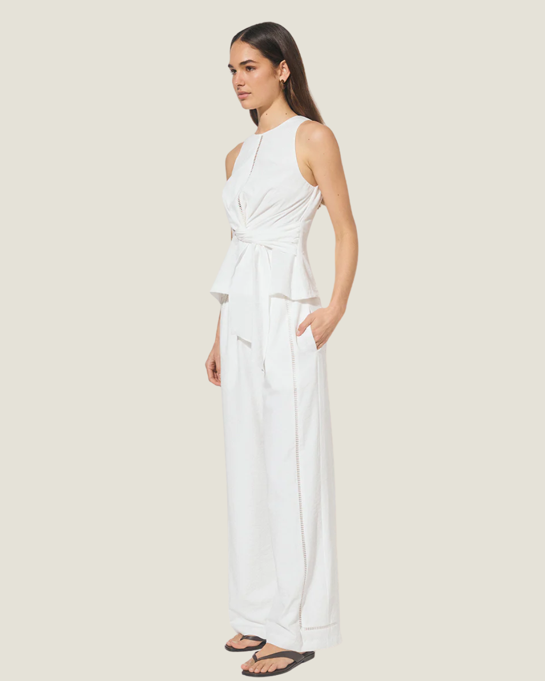 Chiara Sleeveless Tie Top