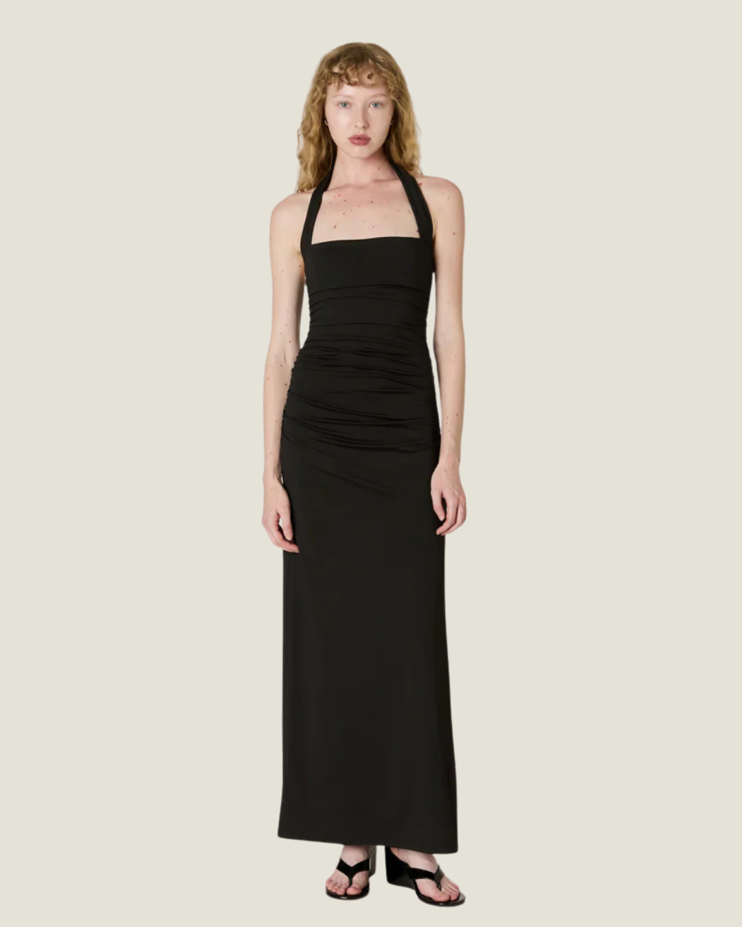 Aliento Halter Maxi Dress