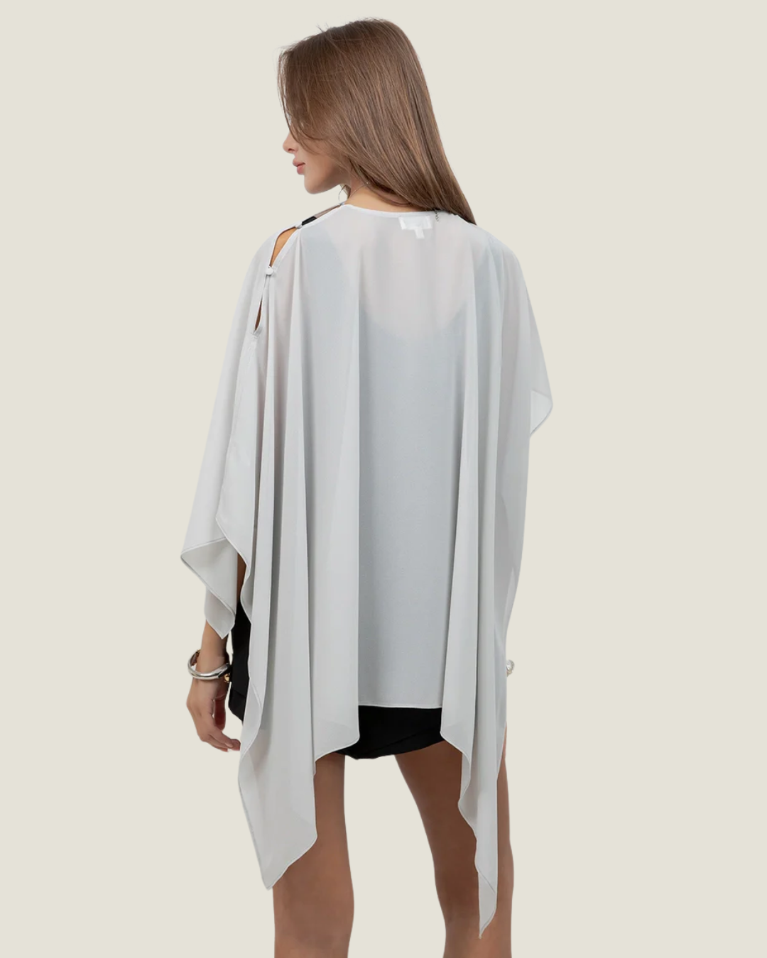Leah Woven Layer Cape