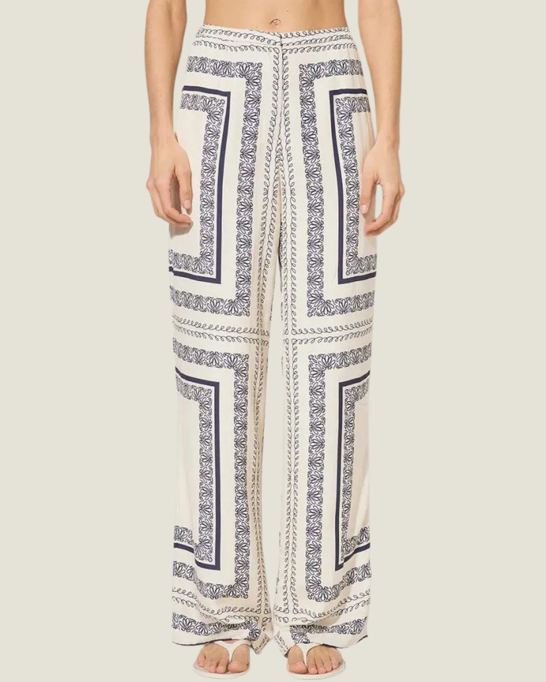 Serafina Pant Cream Base Navy