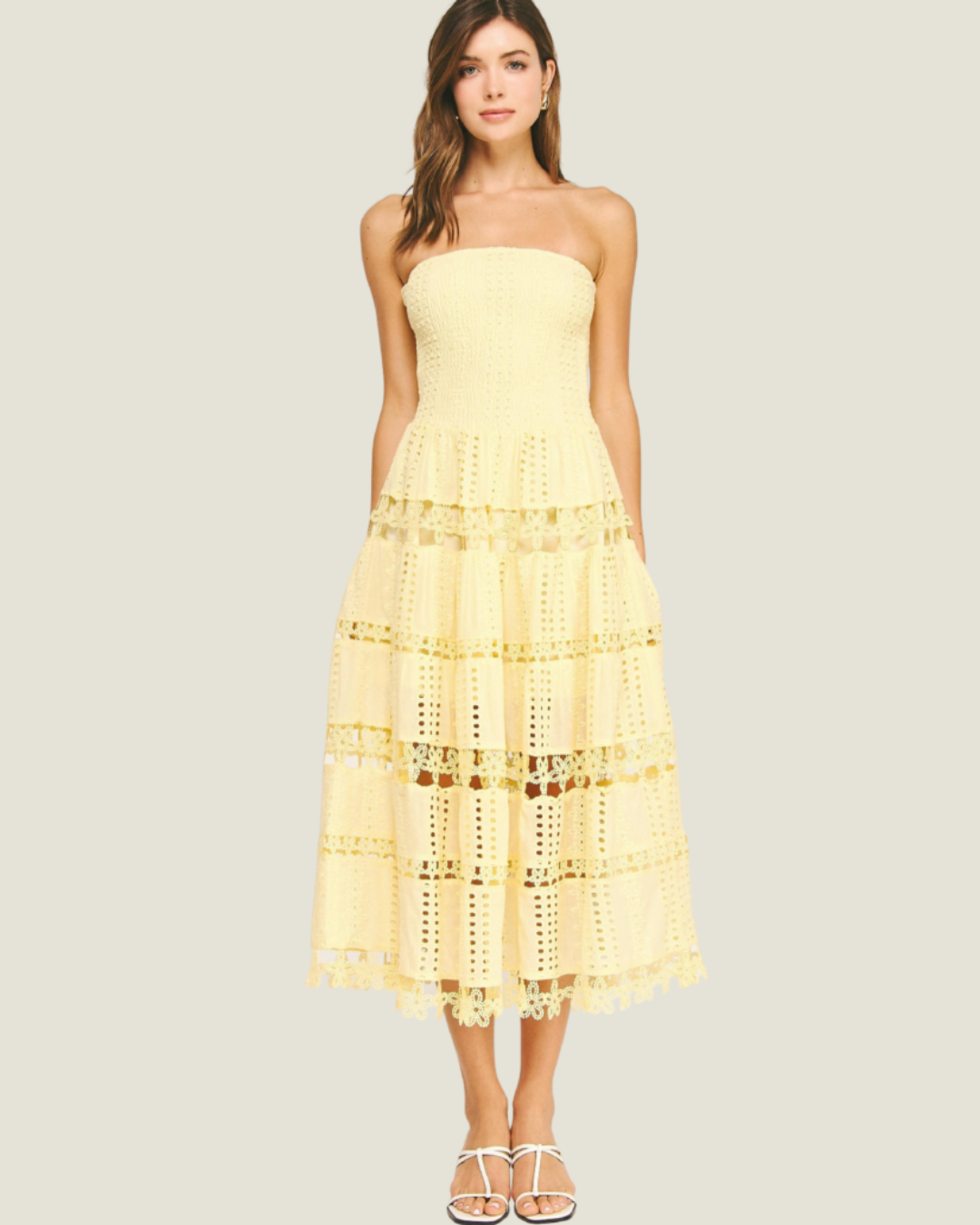 MaryAnn Eyelet Lace Dress