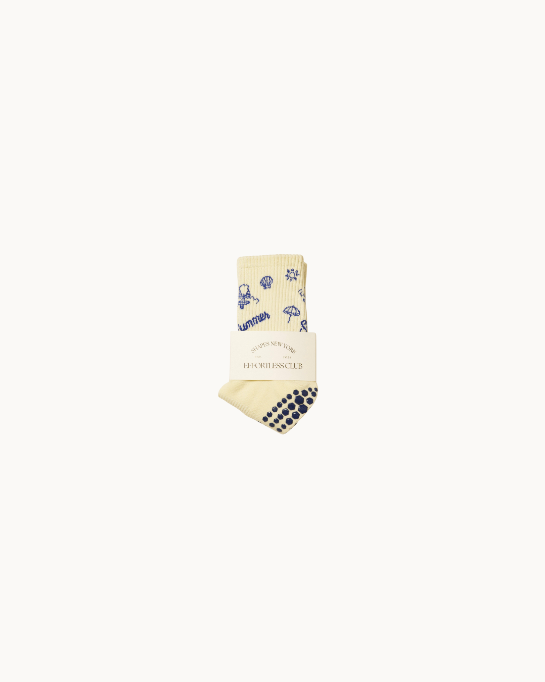 Vintage Summer Pilates Socks