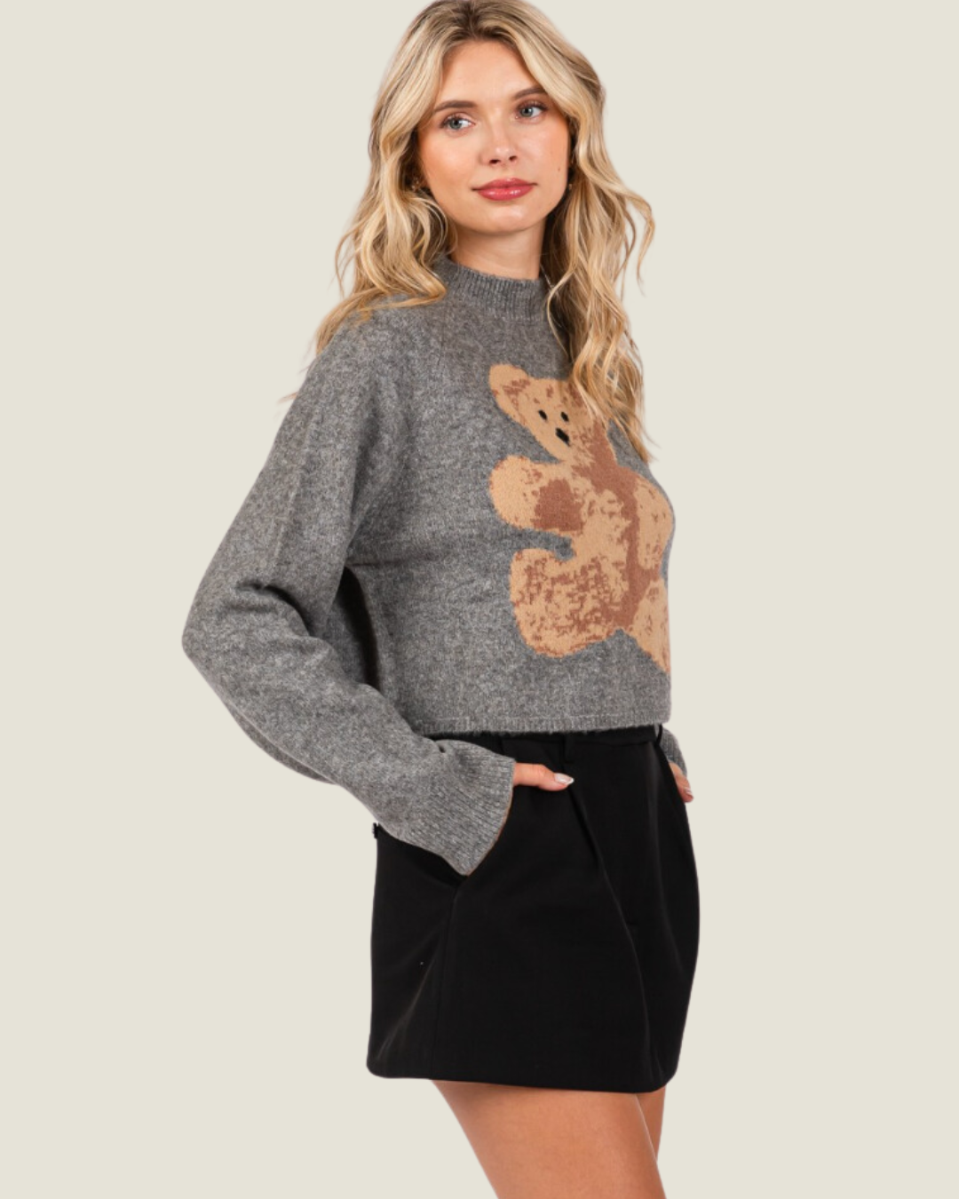 The Ralphy: Grey Bear Sweater