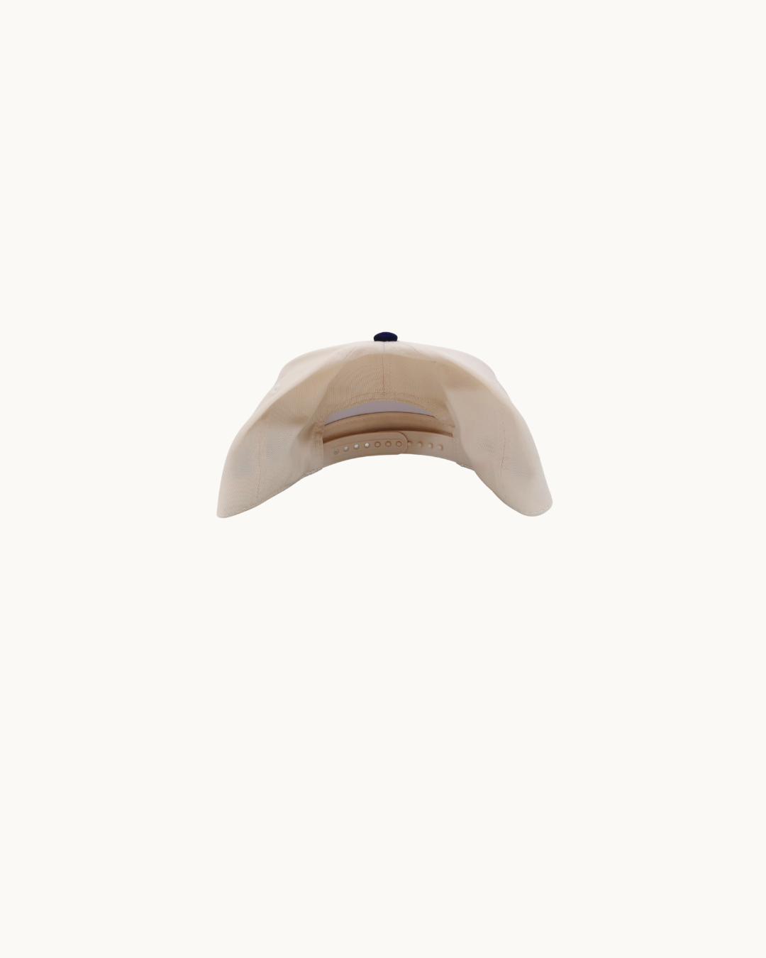 The Naples Polo Club Blue & Off White Embroidered Trucker Hat
