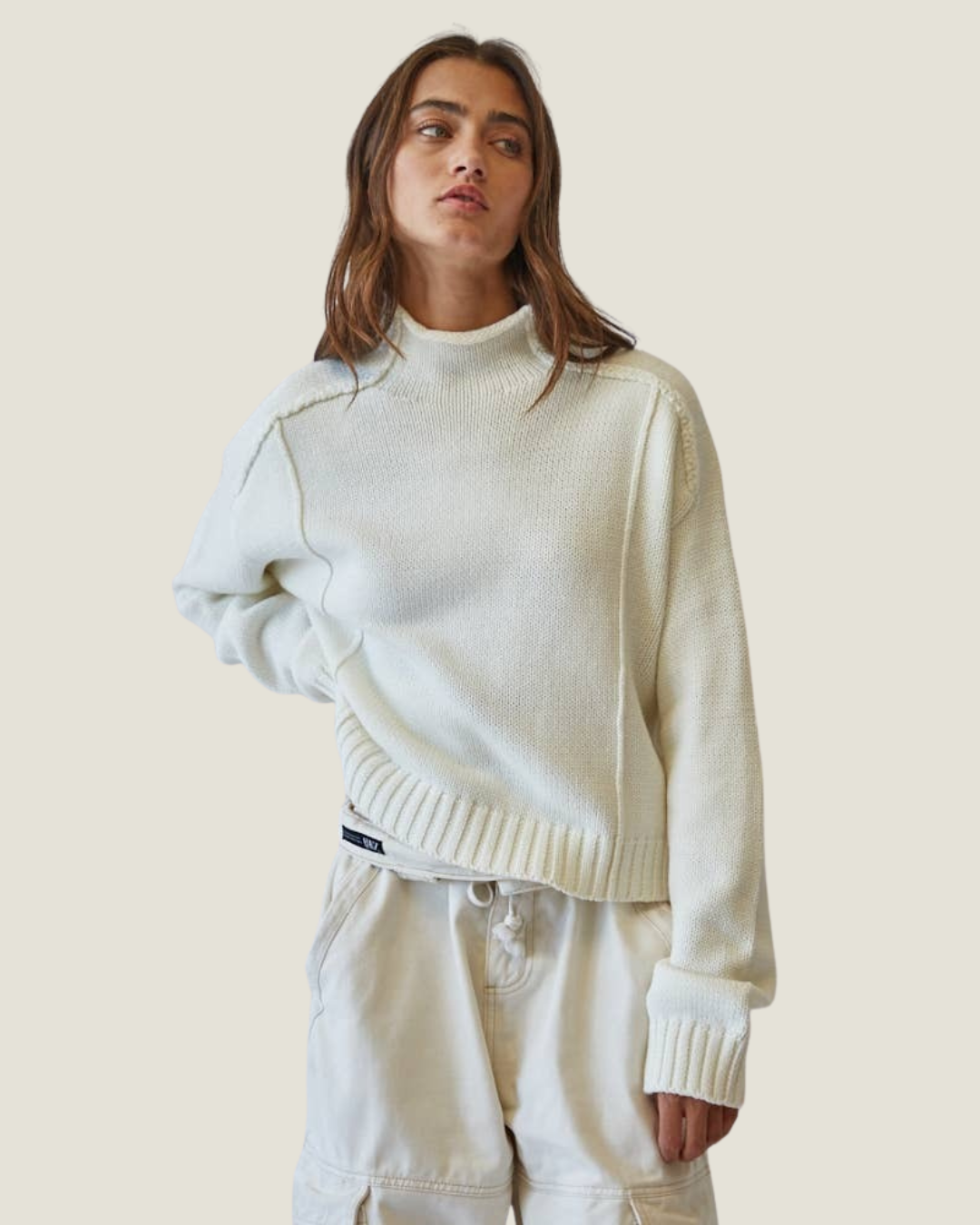 Catherine Mock Neck Sweater