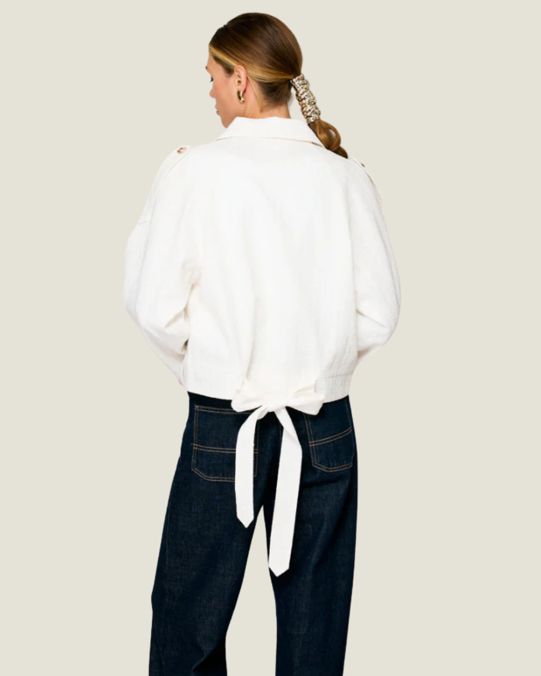 Bendetta Crop Trench Jacket