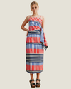 Haley Color Block Stripe Sleeveless Top