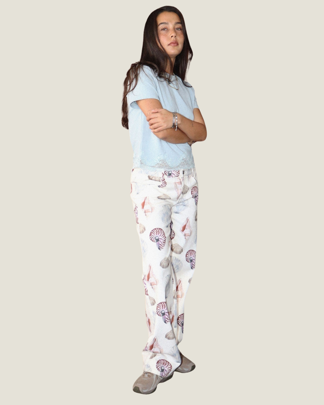 Cru Seashell Printed Pants