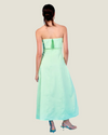 The Irina: Bandeau Linen Midi- staples linen maxi dress from Love Celine women’s boutique in SWFL.