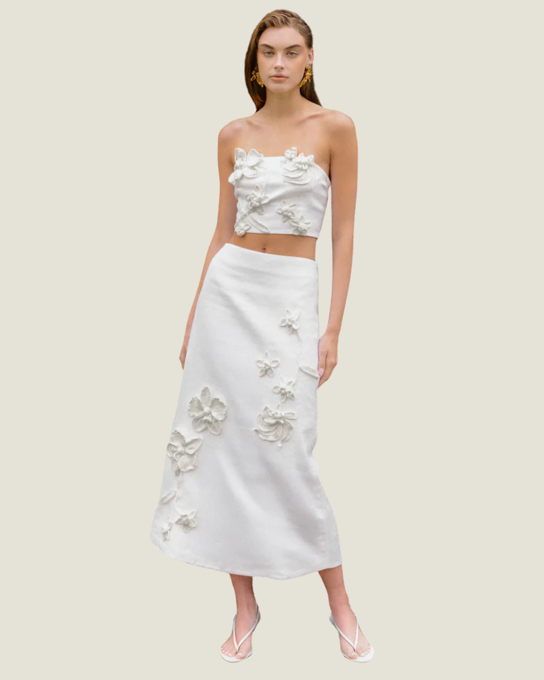 Paris Crochet Floral Bandeau