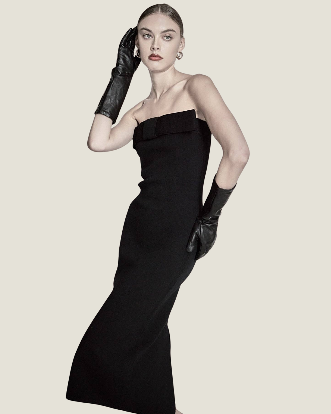 Miranda Bow Bandage Midi Dress