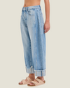The Jessie: Mid Waisted Barrel Jeans