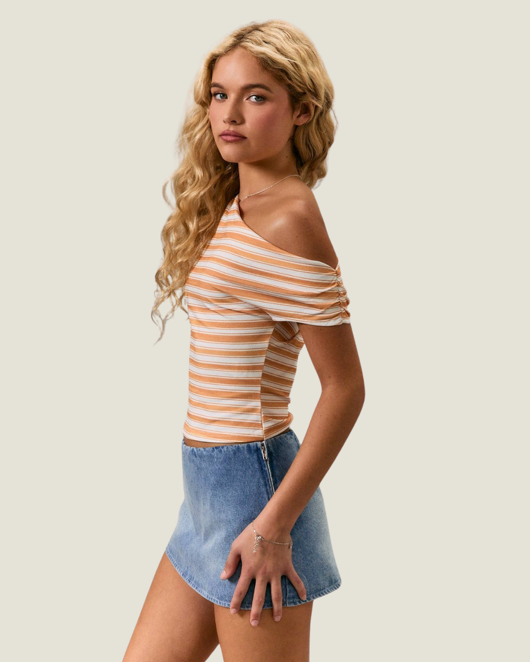 Cleo Stripe Knit Top
