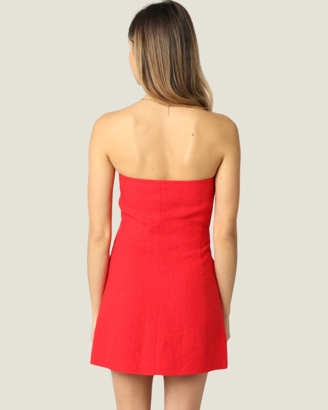 The Roux: Strapless Mini Dress