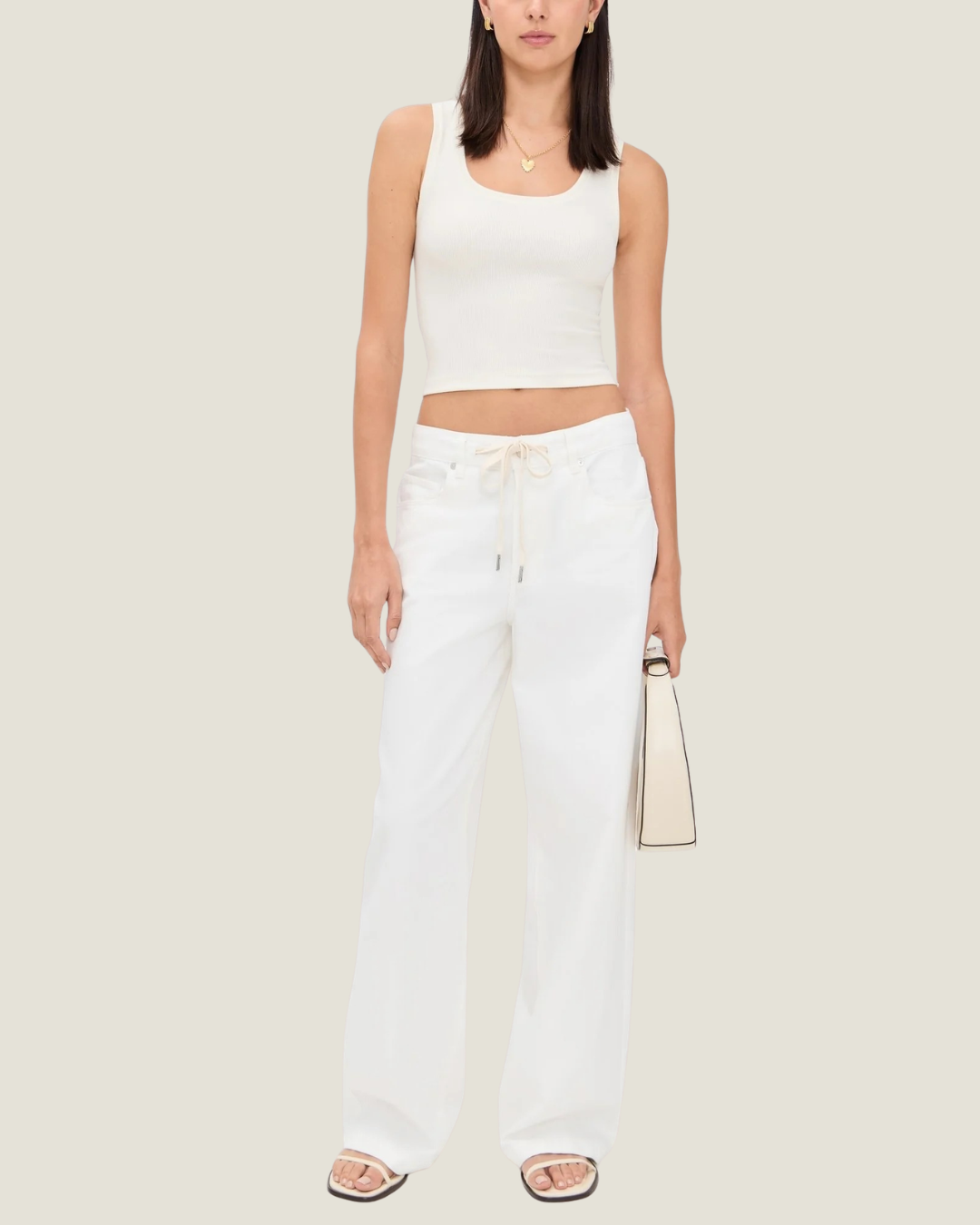 Public Life Wide Leg Drawstring Jeans