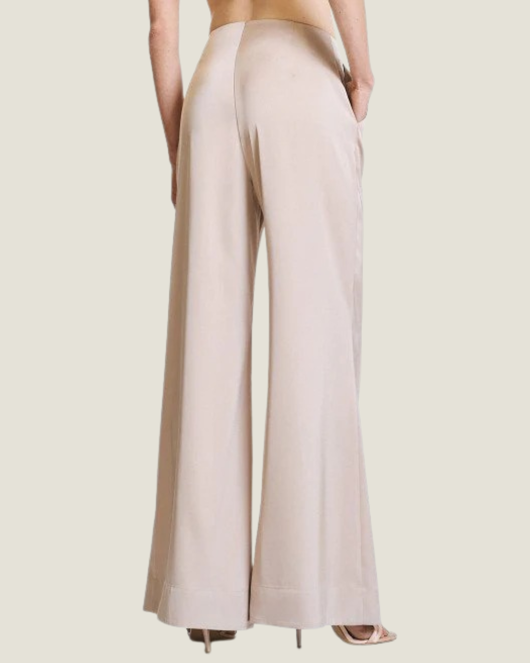 Lena Satin Wide Leg Trouser