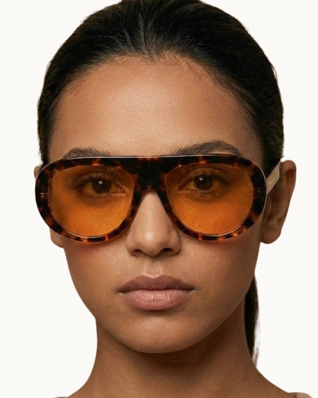 Oceane Polarized Oversized Aviator Sunglasses
