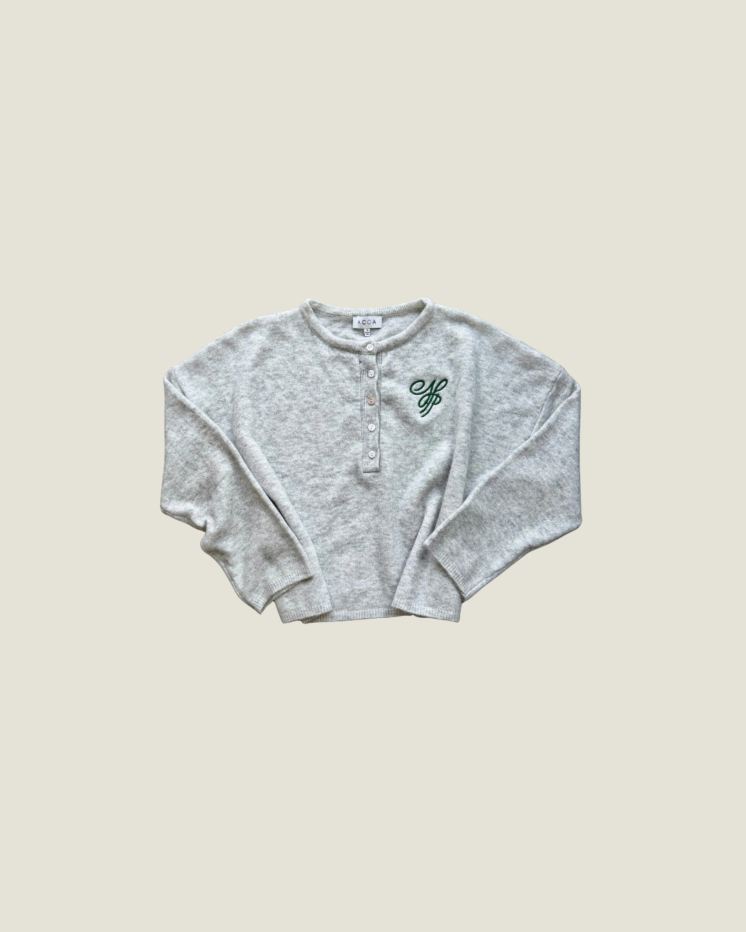 Naples Polo Club Knit Oversized Henley Sweater