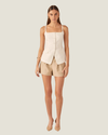 Greer Tailored Linen Vest