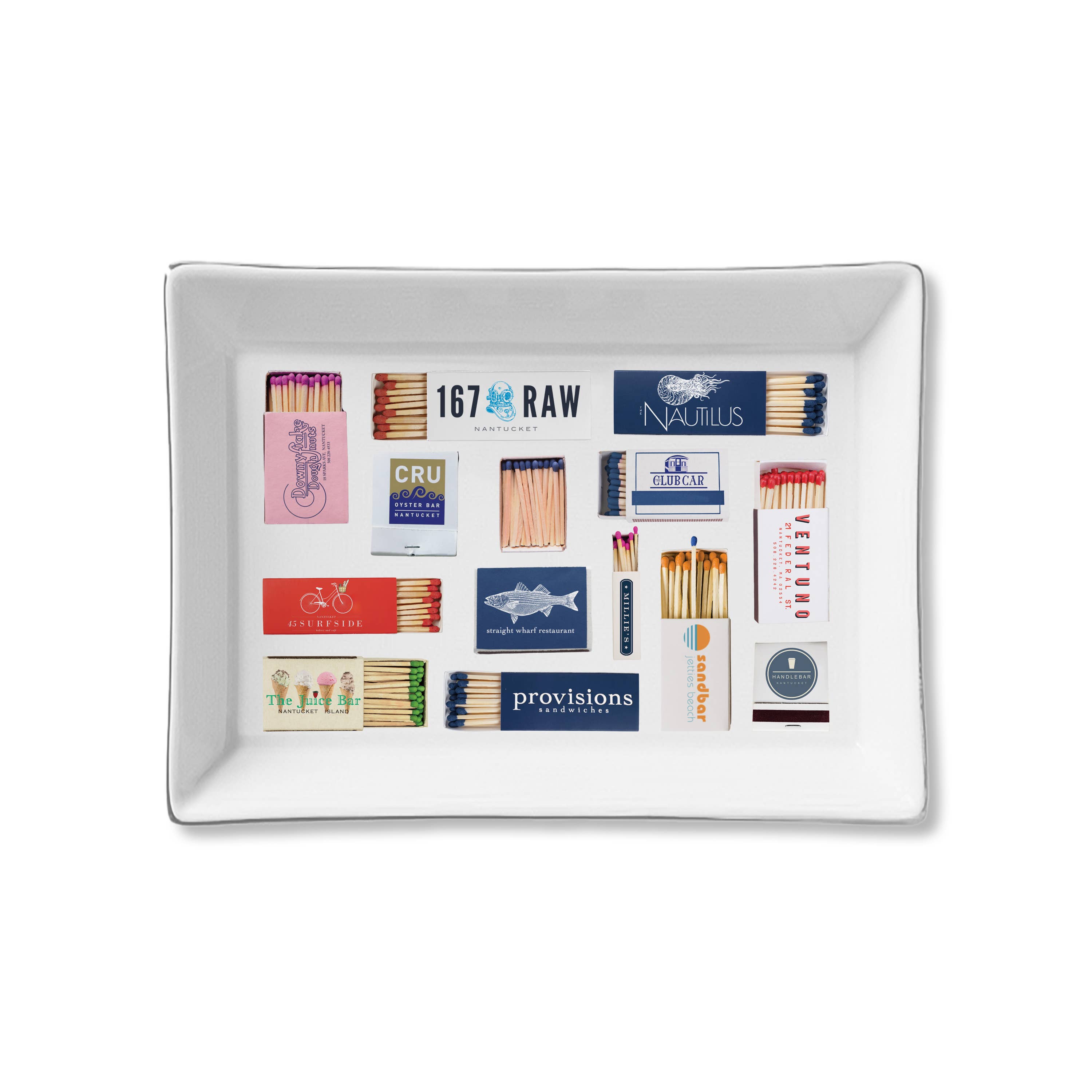 Nantucket Matches Tray